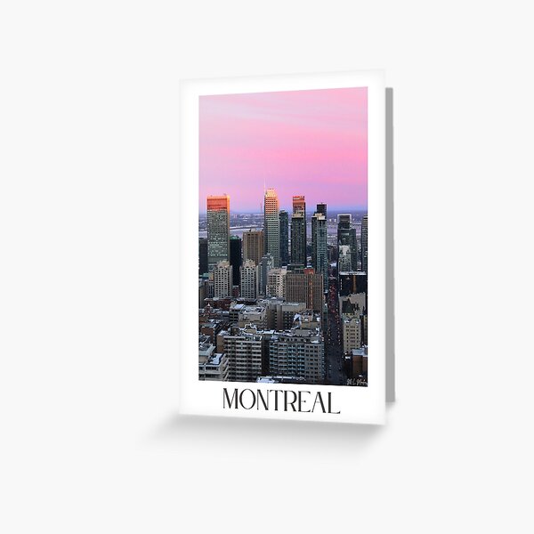 Coucher de soleil sur Montréal